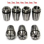 Set of 7 ER11 Spring Collet Chucks for CNC Milling Lathe Machine