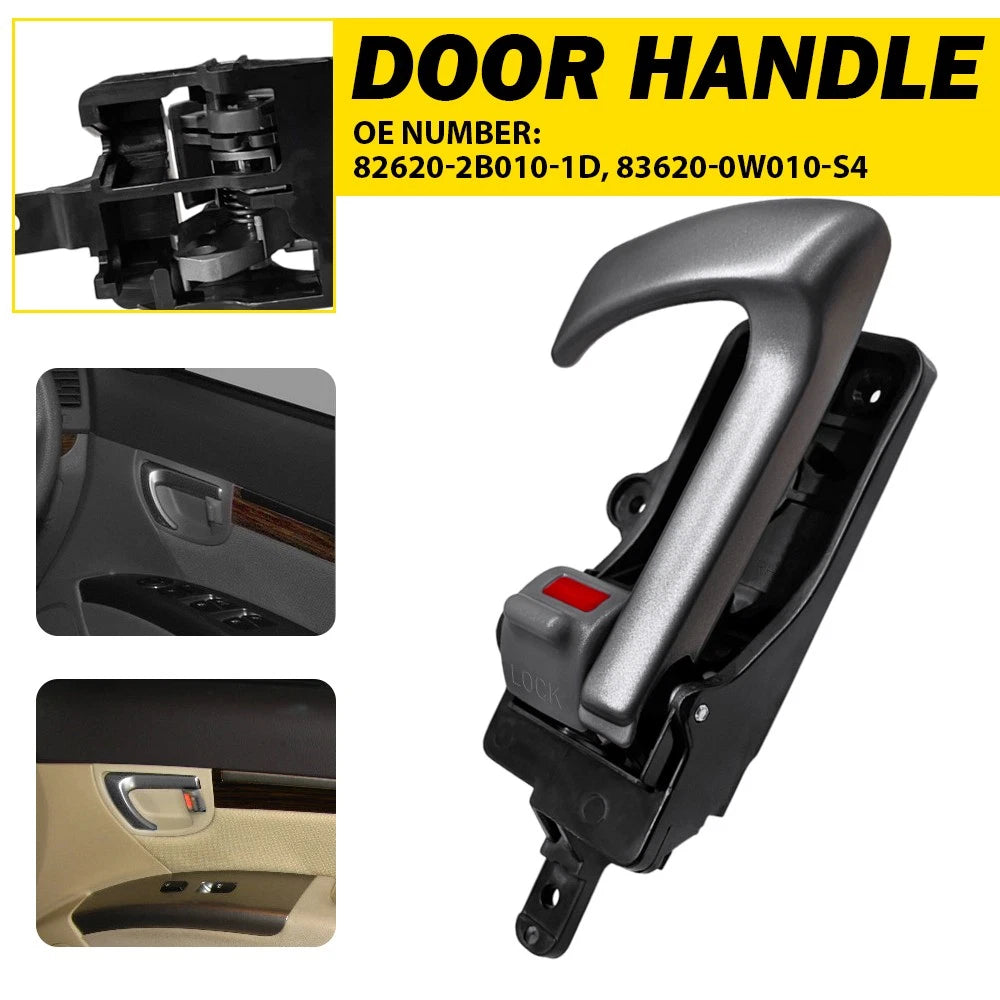 Interior Door Handle Passenger Side for Hyundai Santa Fe (2007–2012) EV