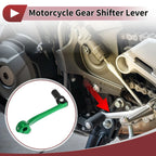 Folding Motorcycle Gear Shifter Lever for Honda CRF110F (2013-2018) Green/Black