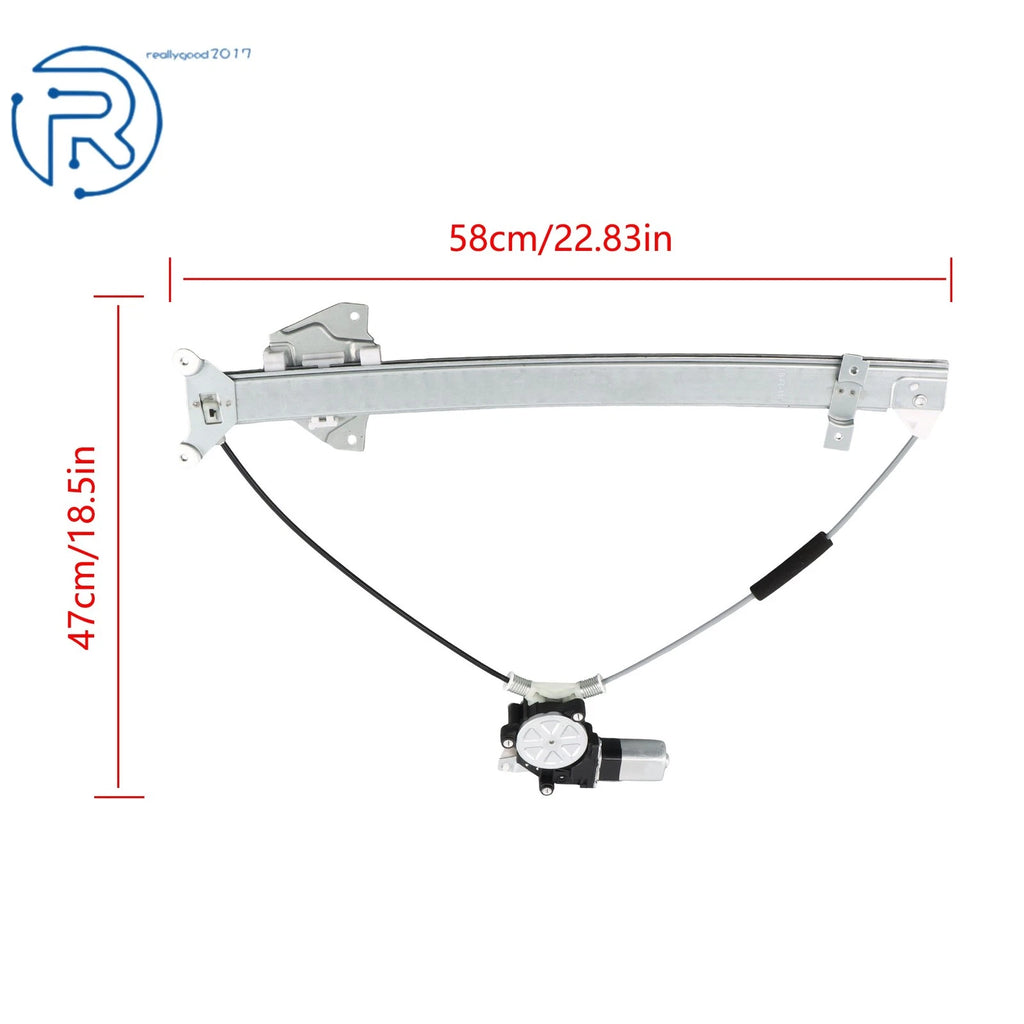 Front Left Window Regulator with Motor for Mitsubishi Montero (1992–2000)