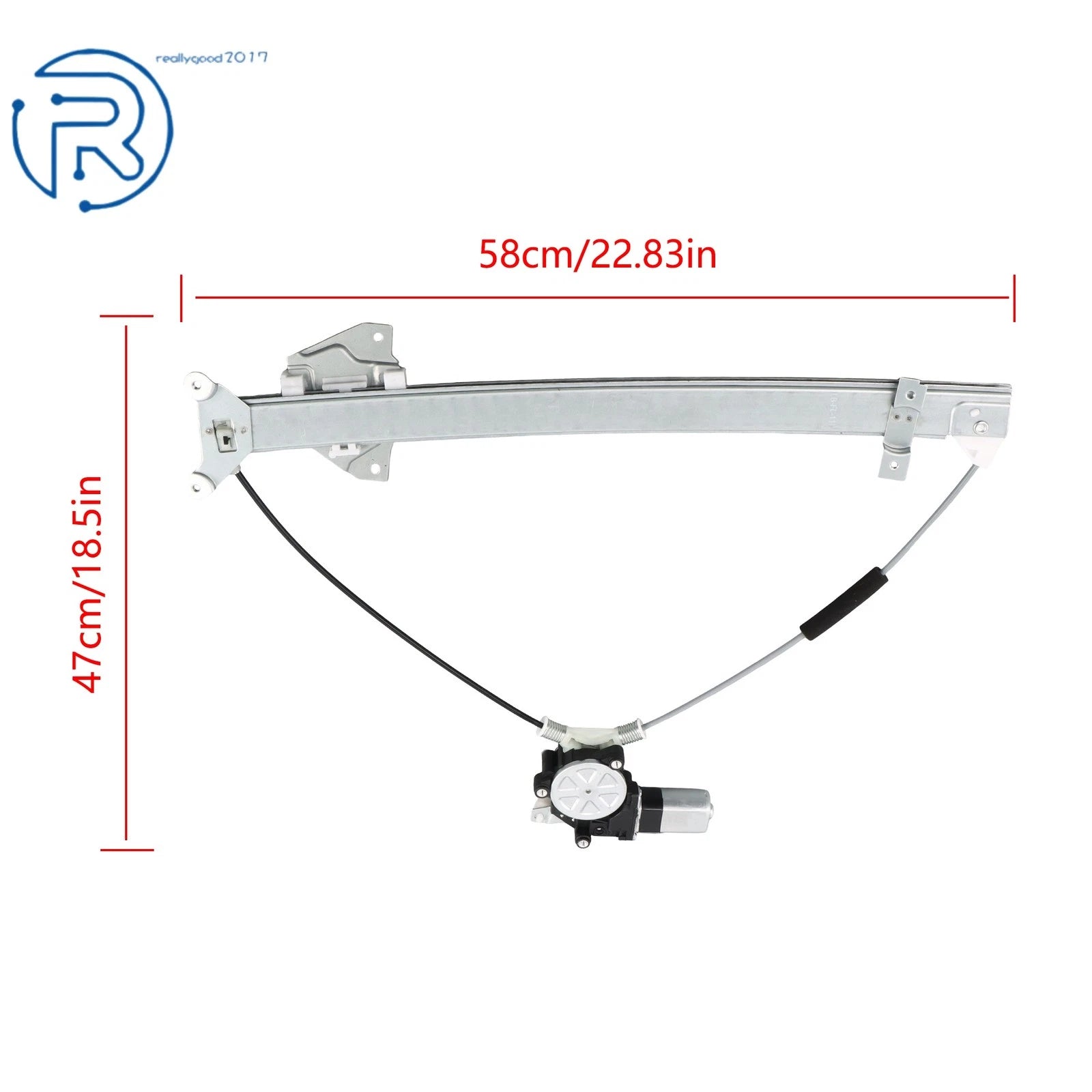 Front Left Window Regulator with Motor for Mitsubishi Montero (1992–2000)