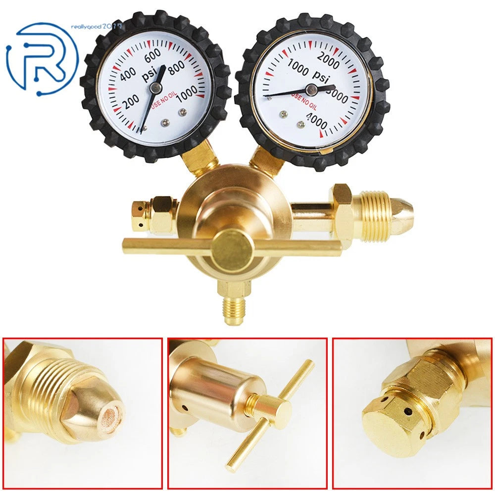Nitrogen Regulator 0-800 psi Delivery Pressure 1/4 Flare Output