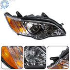 Set of 2 Halogen Chrome Headlights for Subaru Legacy (2008–2009)