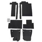 Set of 4 All-Weather Carpet Floor Mats for Toyota Sienna (2021–2025) TPE Anti-Slip