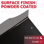Powder-Coated Black Rear Skid Plate for Ford F150 2015–2024
