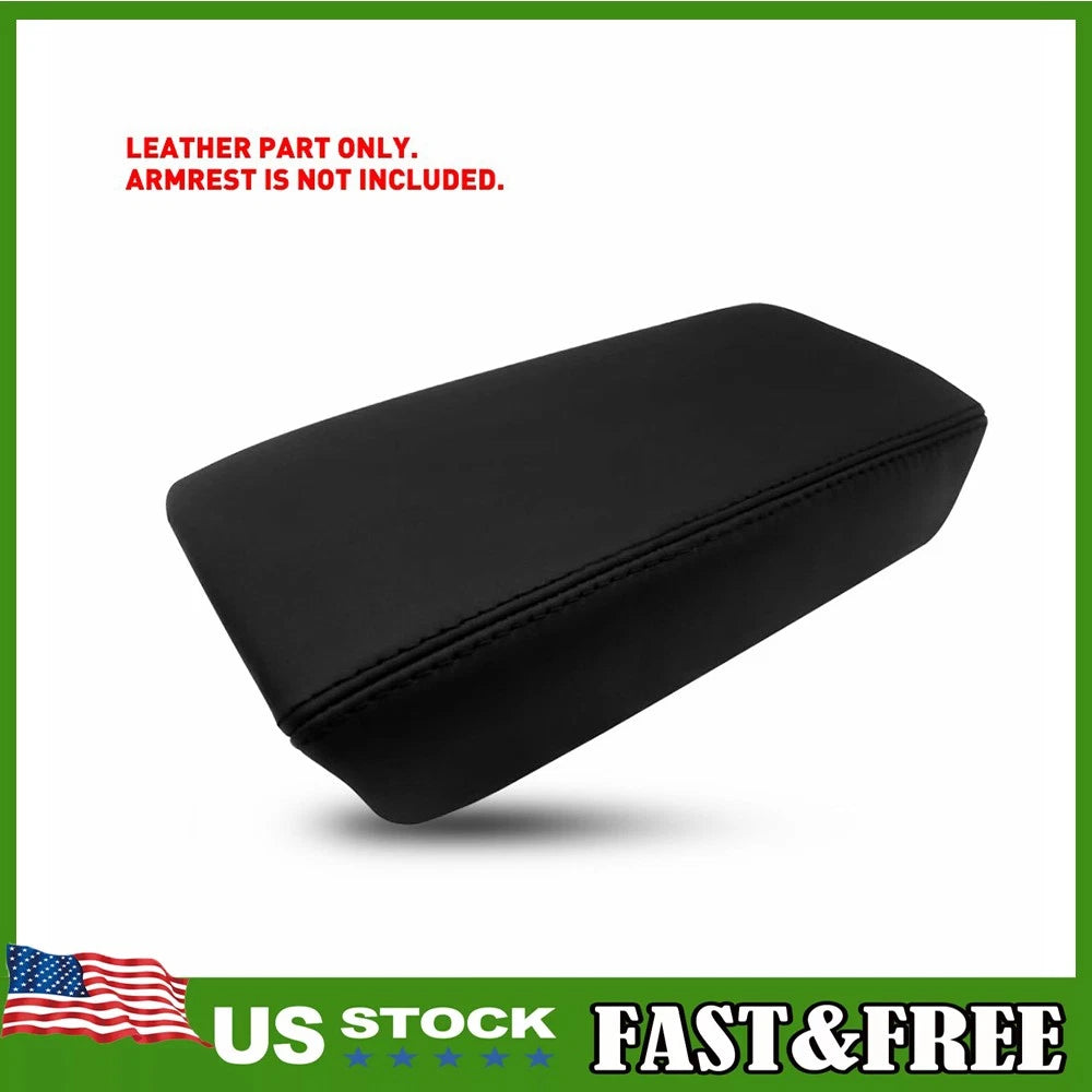 Center Console Lid Armrest Cover for Acura TSX (2009â2014) Leather Trim Black