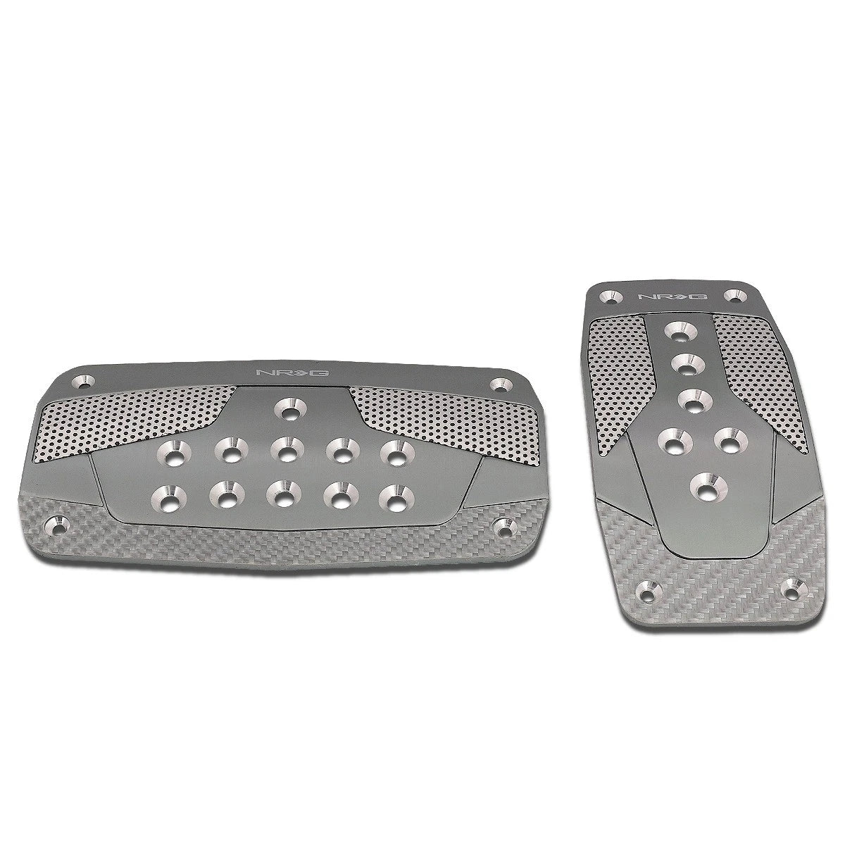 NRG Innovations PDL-450GM Aluminum AT Foot Pedal Cover Plates for GM