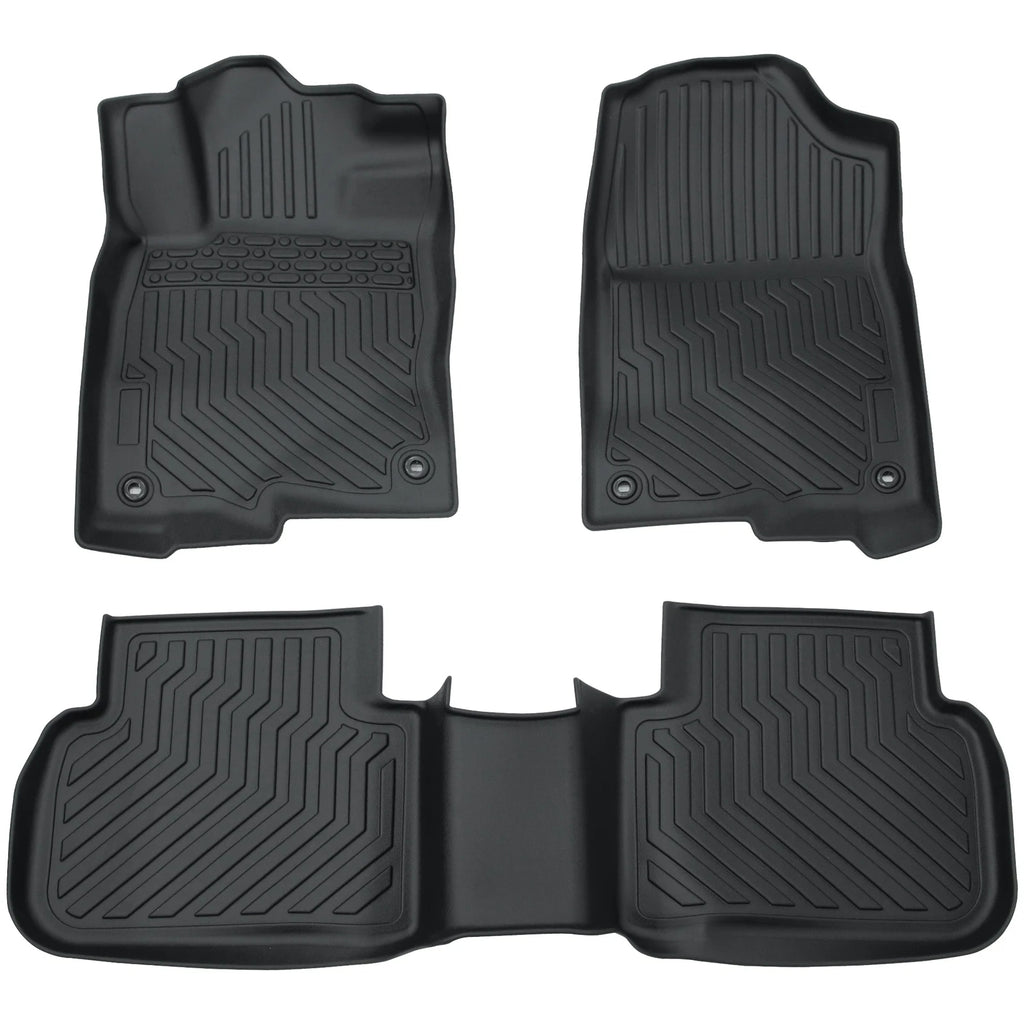Set of 4 TPE Rubber All Weather Floor Mats for Honda Civic (2022–2023)