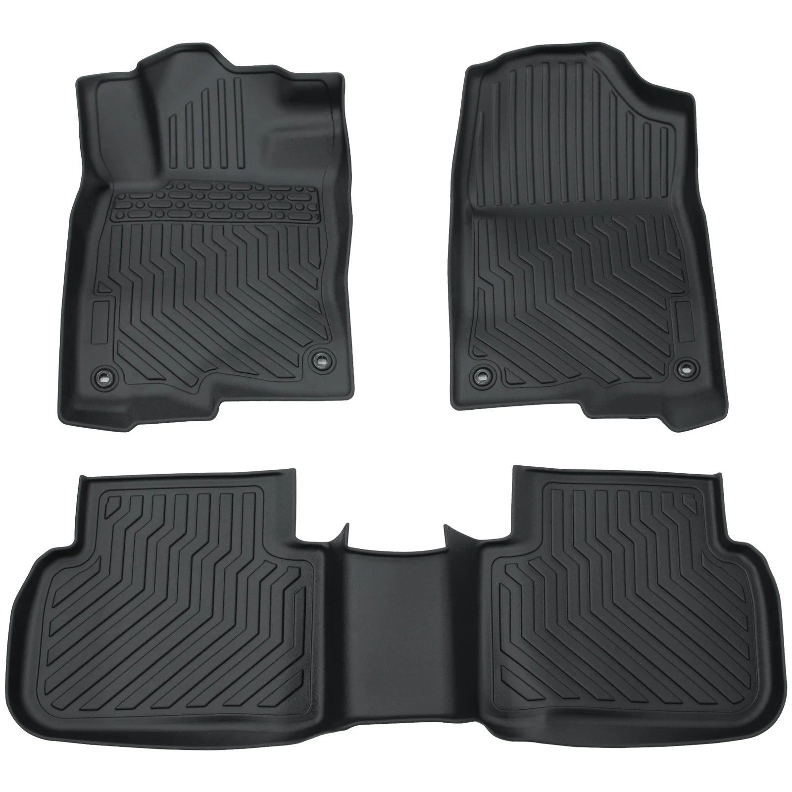 Set of 4 TPE Rubber All Weather Floor Mats for Honda Civic (2022–2023)