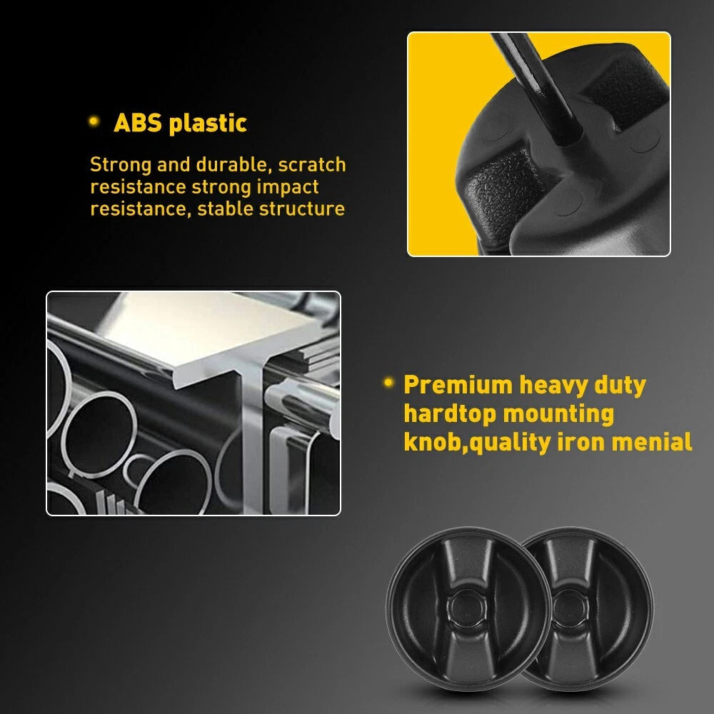 2pc Hardtop Targa Mounting Knob Screw for Jeep Wrangler JK (2007–2018)