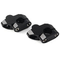 Black Aluminum Handlebar Extensions for Motorcycle - Riser