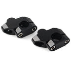 Black Aluminum Handlebar Extensions for Motorcycle - Riser