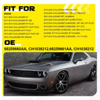 Fog Light Cover Set for Dodge Challenger (2015–2022)