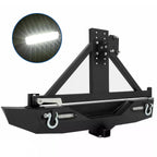 Rear Bumper with Tire Carrier for Jeep Wrangler JK (2007–2018) LED