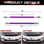 Front Lip Bumper Rod Strut Support Bar for RAM 1500 (2019-2024)