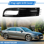 1pc Fog Light Grill for Audi A8 D3 (2008–2010) No. 4E0807681AN ABS