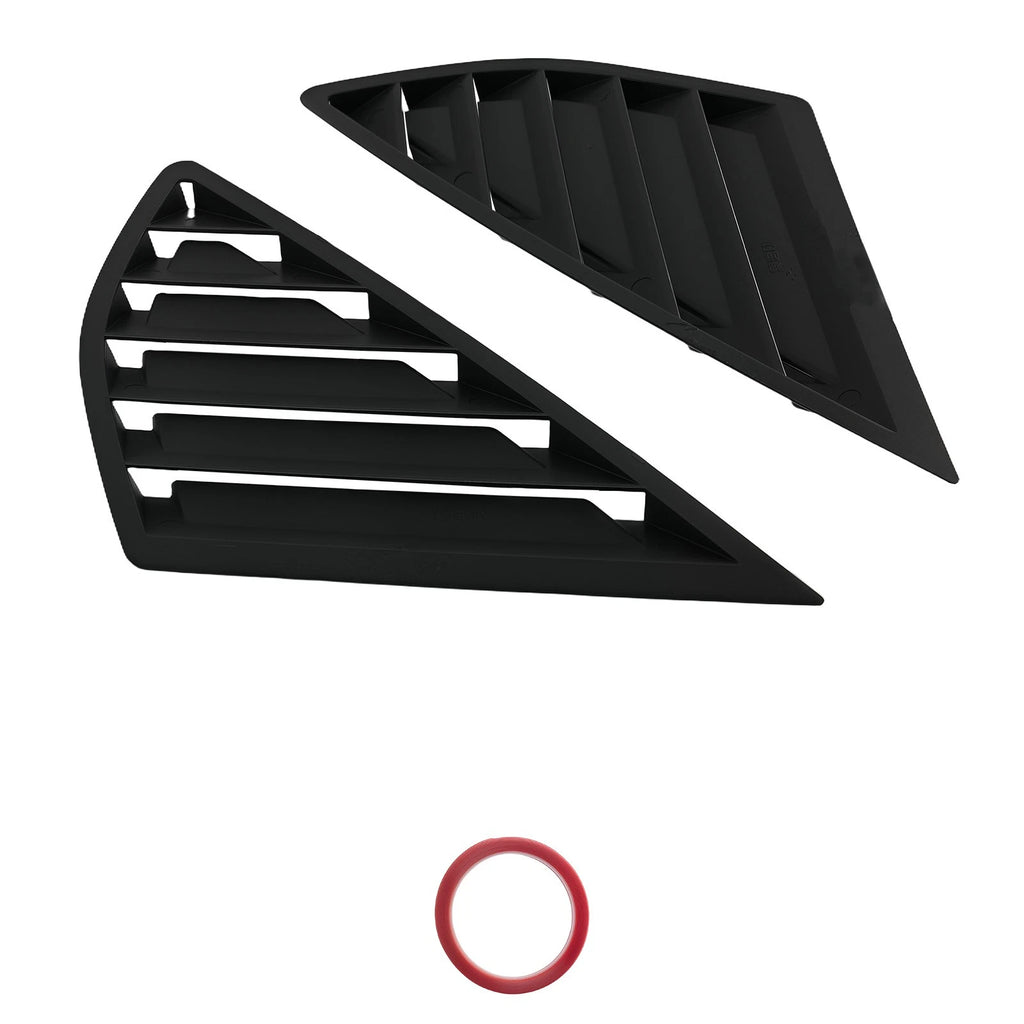 ABS Gloss Side Window Louvers for Ford Fusion (2013–2020)