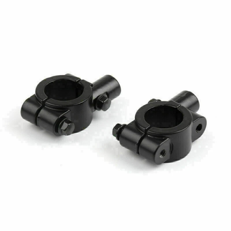 Handlebar Mirror Mount Clamp Adaptor for Motorcycle (7/8", 10MM Thread)