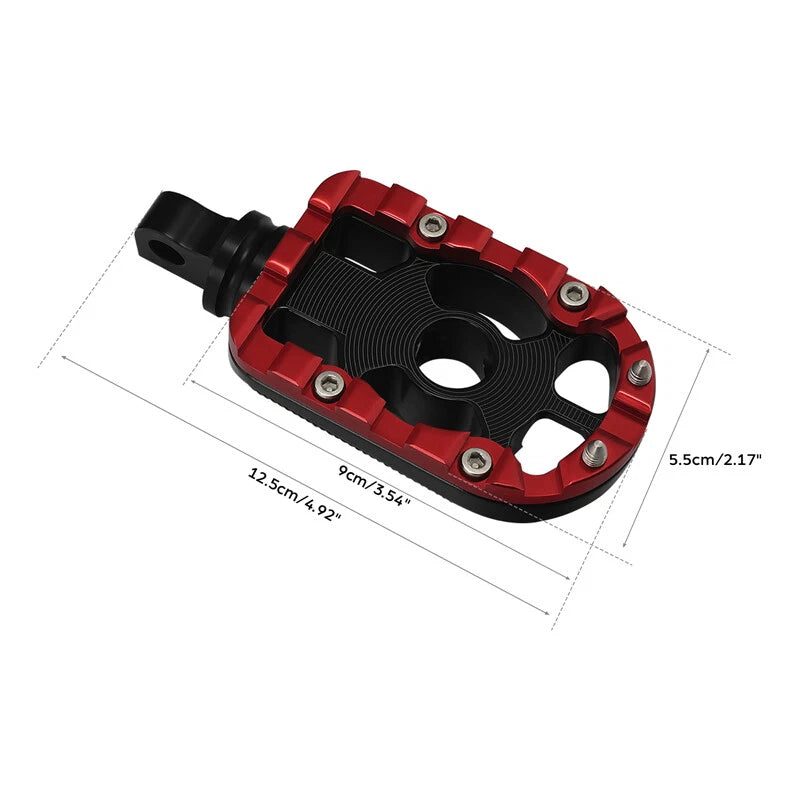 10mm Passenger Foot Pegs for Harley Touring Street Road Glide