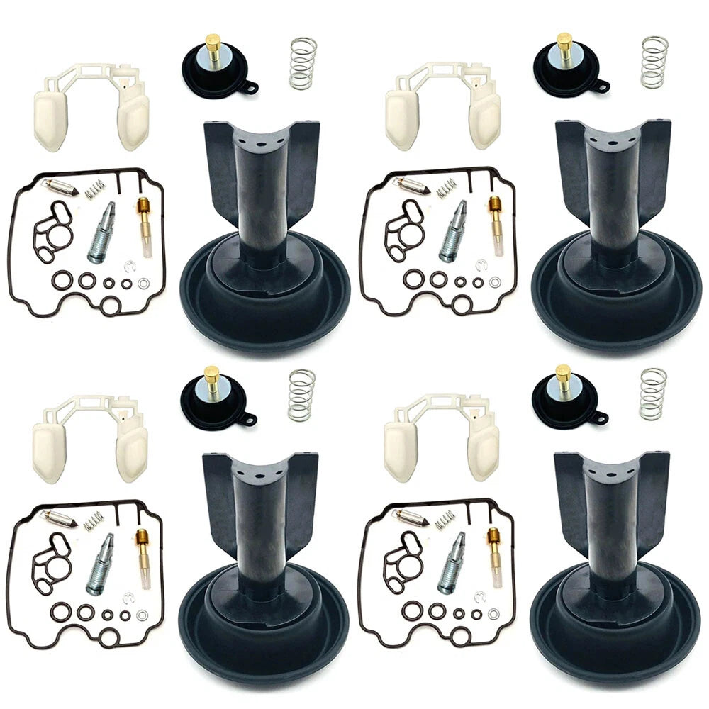 4X Carburetor Repair Rebuild Kit for Yamaha TDM850 (1991–1993), FZR1000 (1989–1995)