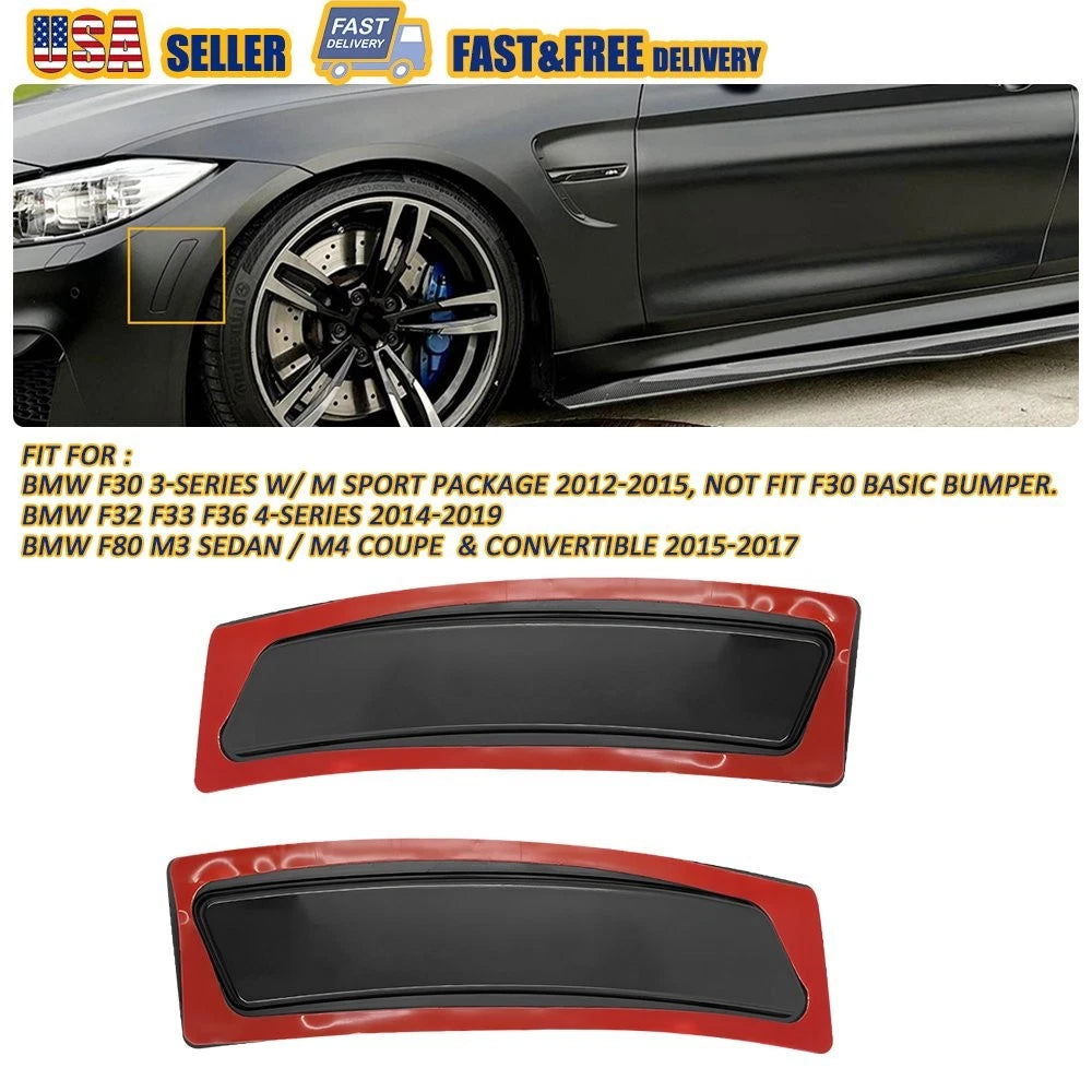 L&R Smoke Lens Front Bumper Side Marker Reflector for BMW F30 F32 F36 (2012–2019)