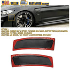 L&R Smoke Lens Front Bumper Side Marker Reflector for BMW F30 F32 F36 (2012–2019)