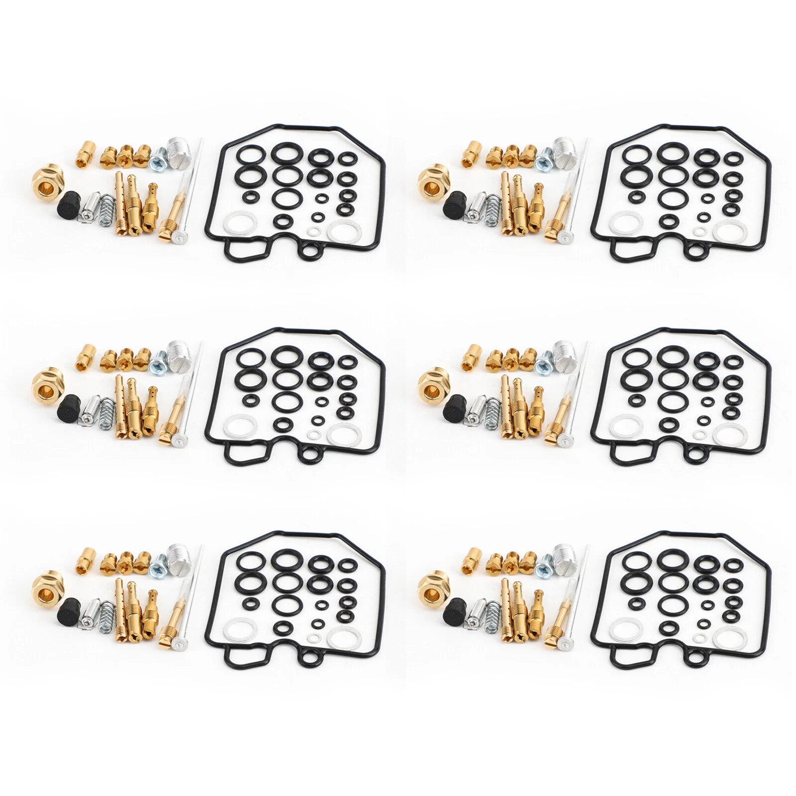 6x Carburetor Repair Rebuild Kit for Honda CBX 1000 (1981–1983)