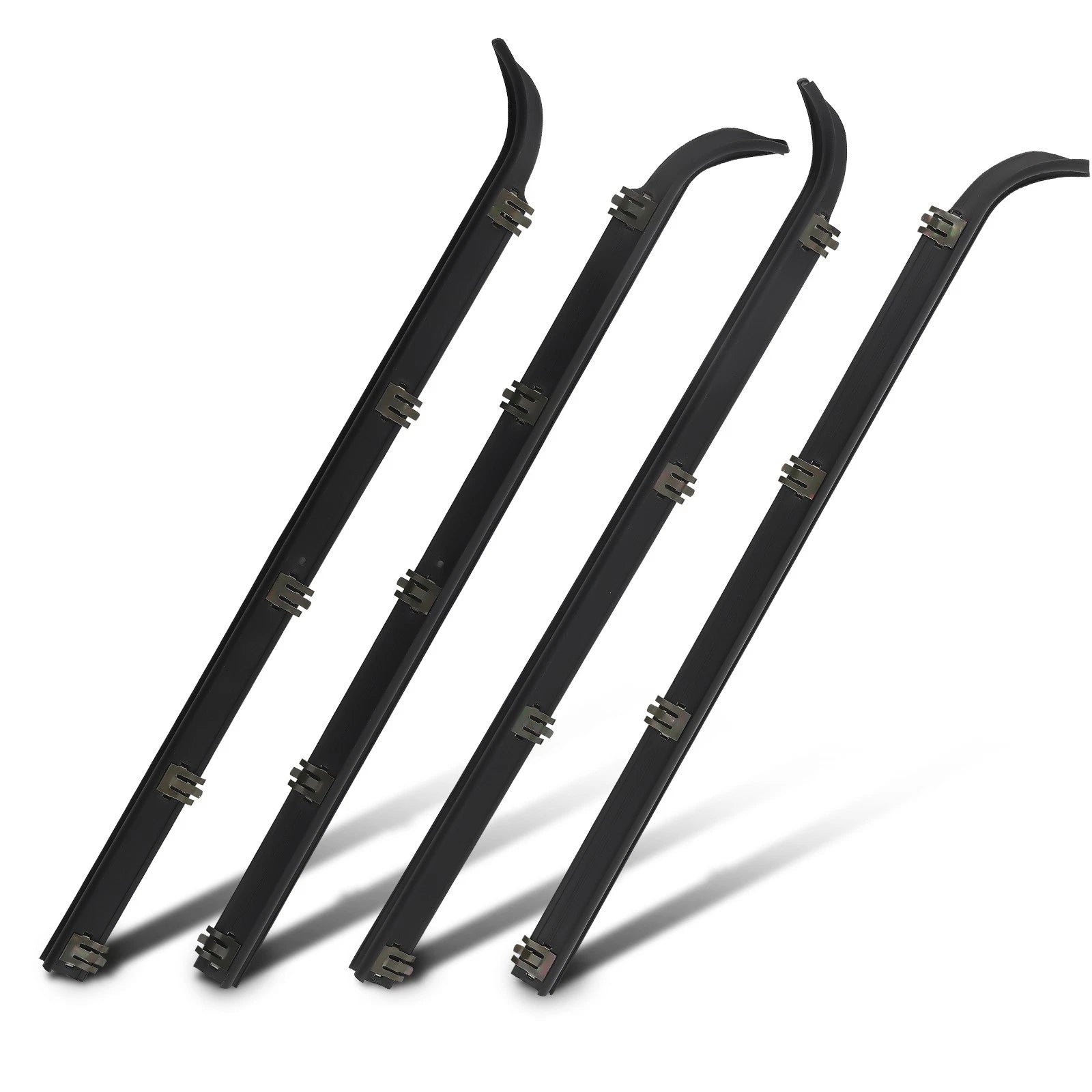 Window Sweep Felt Trim Seal Weatherstrip for Ford F250/F350/Bronco (1987–1997)