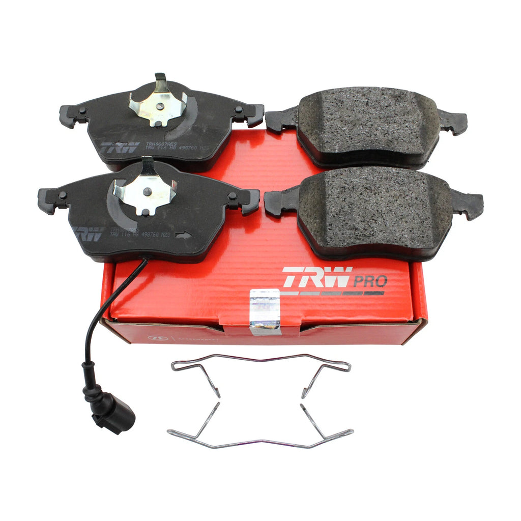 TRW Pro Low-Metallic Brake Pad Set with Sensor for Audi TT VW Golf Beetle Jetta (2000–2023)