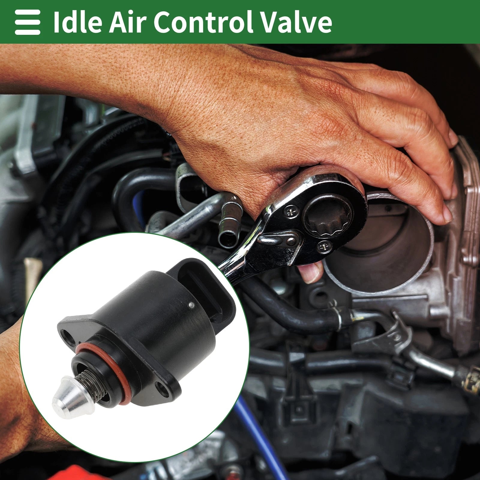 Idle Air Control Valve for Buick Century (1989–1993) No. 17112145