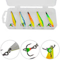 Set of 5 Ice Fishing Spoons 5cm 5g for Russian Sea Bass (Winter Fishing)