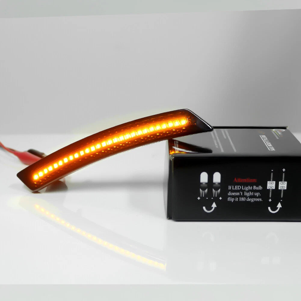 2X Front Side Marker Amber LED Lamps for MINI Cooper (2007–2019)