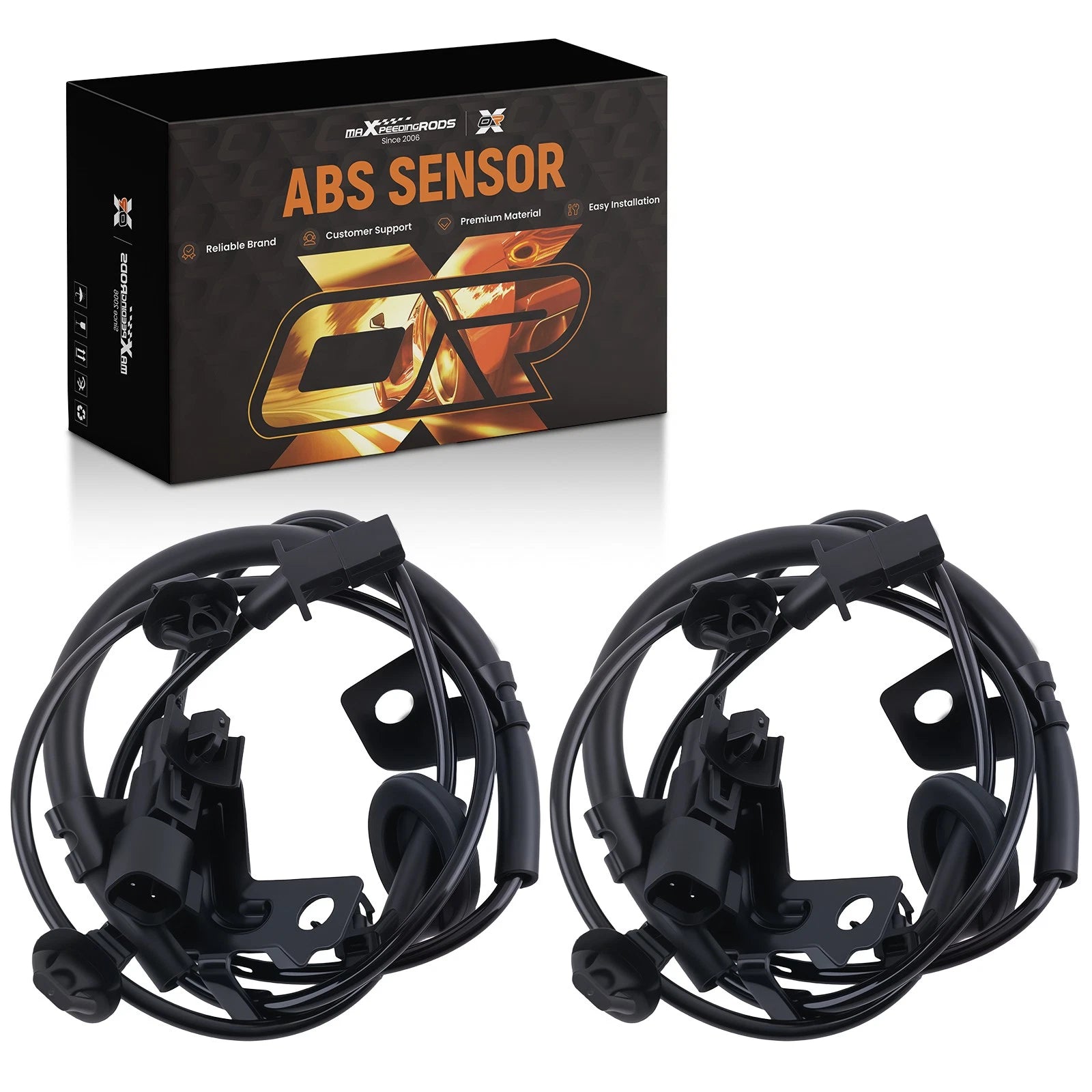 2X ABS Sensor Rear for Mitsubishi Outlander (2008–2013) 4670A581 970-055