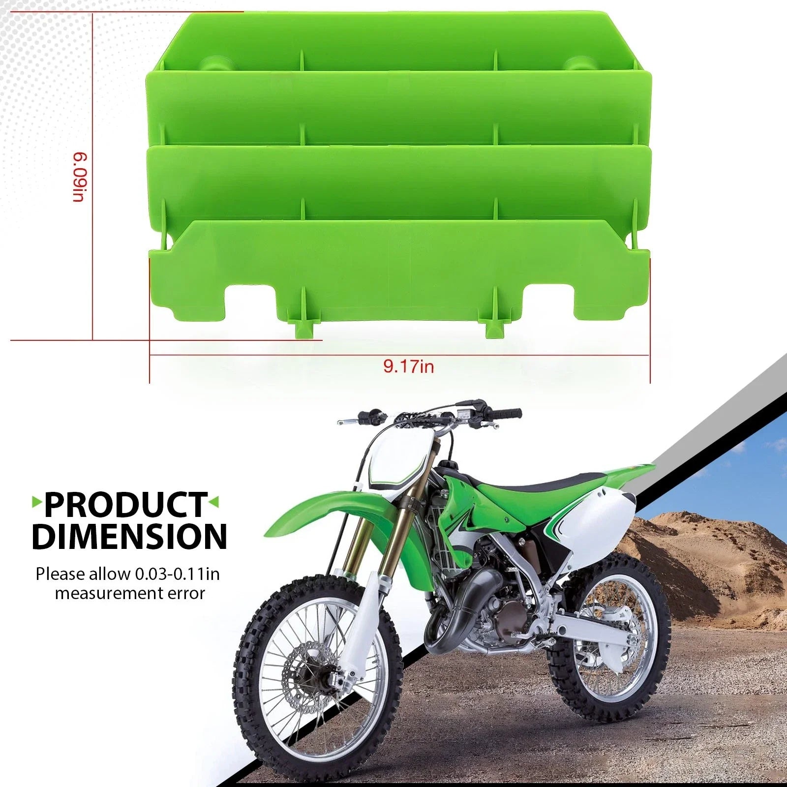 Guard Set Shrouds 2 x for Kawasaki KX125/KX250 (1994–2004)