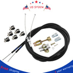 Emergency Parking Brake Cable Kit for Universal Vehicles 