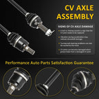 CV Axle Set for Honda Pioneer 700-4 (2014–2018)