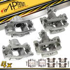 4x Front & Rear Brake Calipers with Brackets for Buick LaCrosse (2005–2009)
