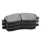 Set of 4 Rear Ceramic Brake Pads for Ford F-250 F-350 Super Duty (1999–2004)