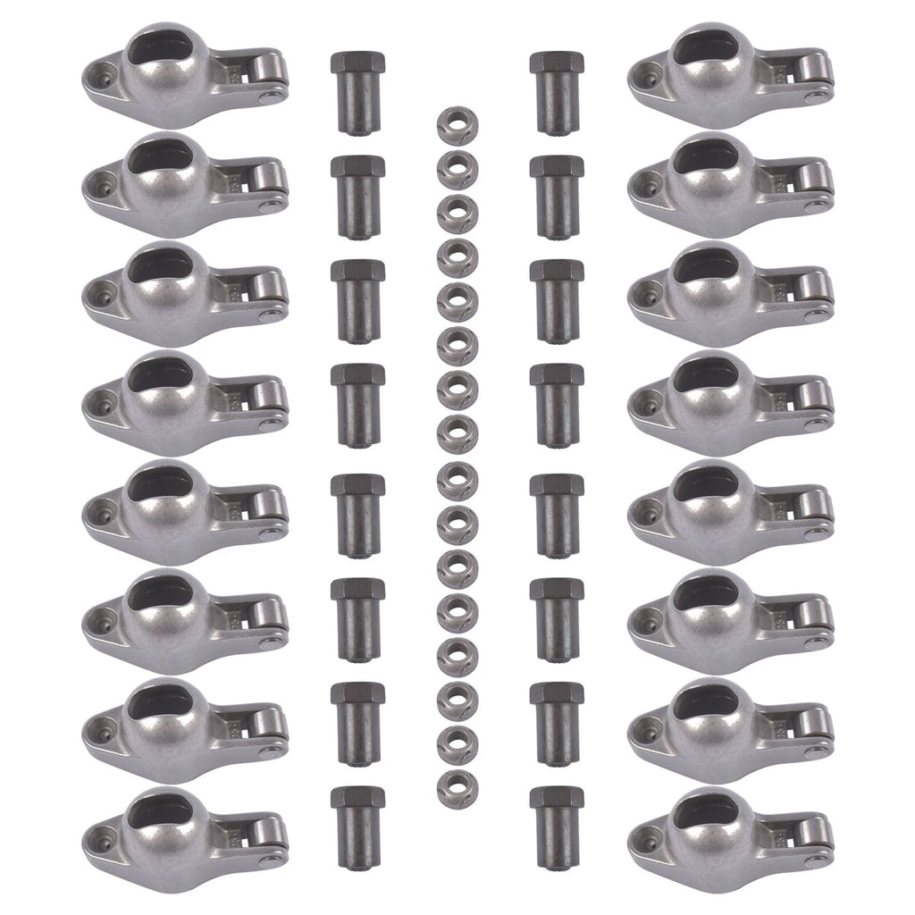 16Pcs Rocker Arms Set for Small Block Chevy SBC (262-400) Roller Tip