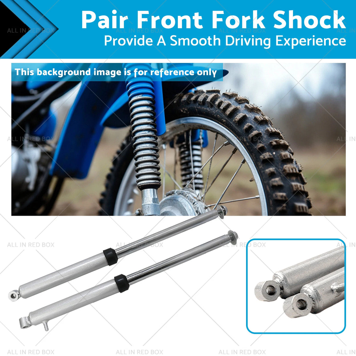 Pair Front Fork Shock for Yamaha PW50 Peewee50 PY50 G50T (480MM)