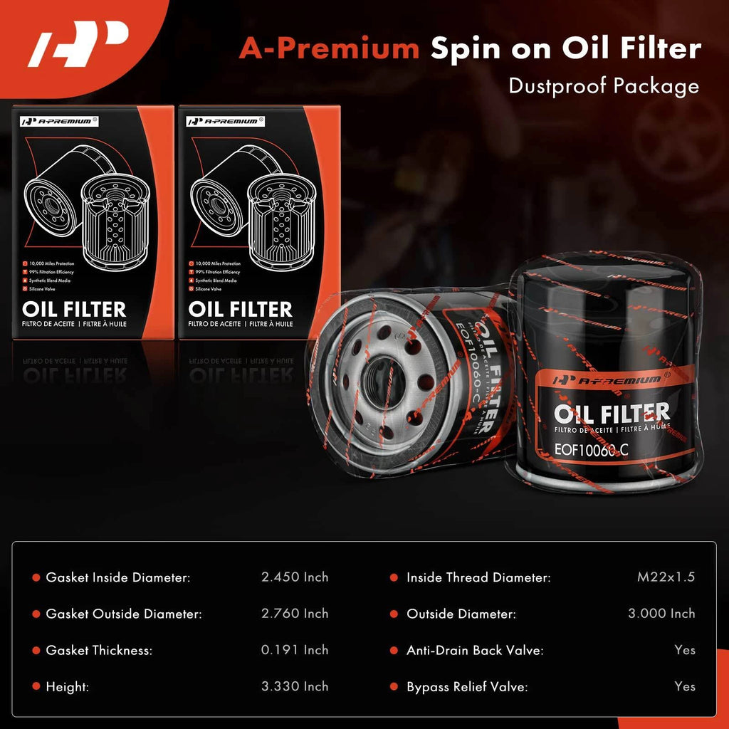 Engine Oil Filter for Ram 1500 and GMC Sierra 1500 (2007-2013)