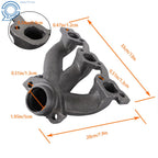 Right Exhaust Manifold with Gasket for Jeep Wrangler JK (2007–2011)