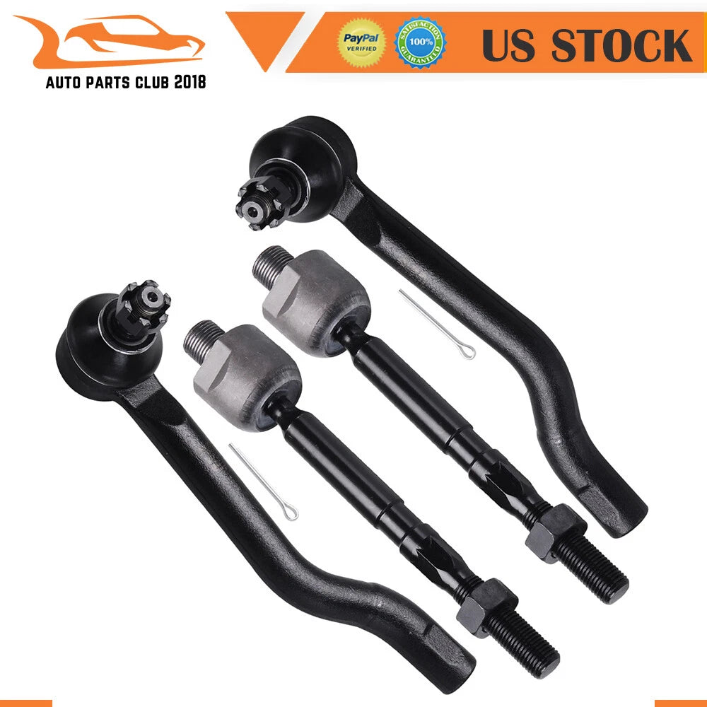 Set of 4 Tie Rod Ends for Honda Civic (2016–2019) and Insight (2019)