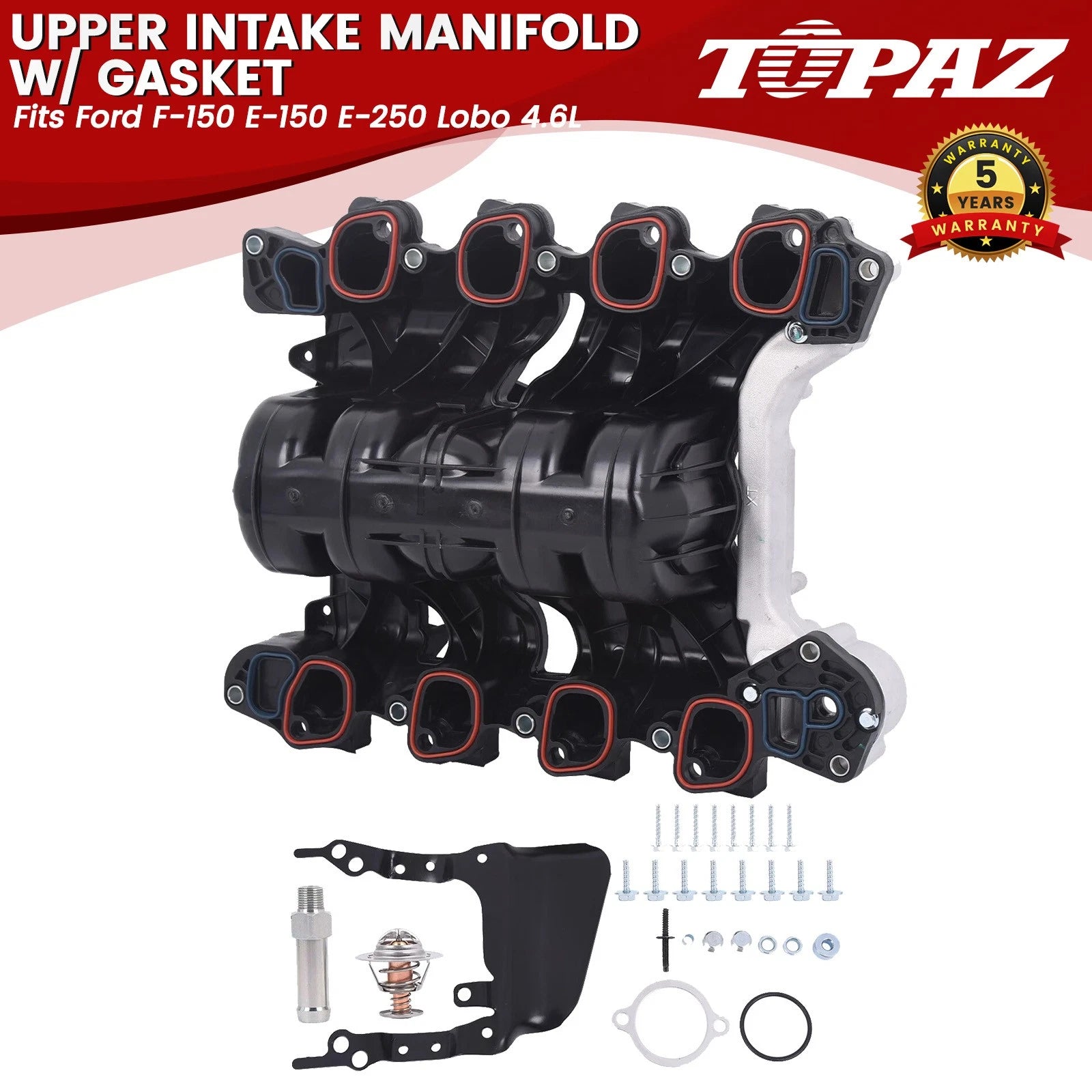Upper Intake Manifold with Gasket for Ford F-150 E-150 E-250 (2004–2008)