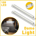 2X 12V LED Ceiling Dome Light for RV Trailer Camper (EXV)