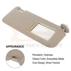 Sun Visor for 2009-2016 Toyota Venza (Tan Beige Ivory, Right, Sunroof)