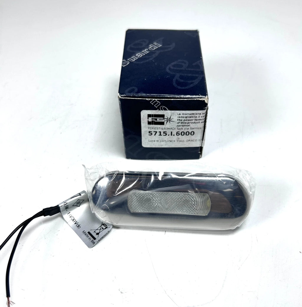 Chrome 6000K LED Light 5W for Foresti & Suardi 5715 (10–30V)