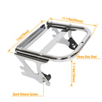Detachable Two-up Tour Mount Luggage Rack for Harley Touring (1997–2008)