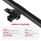 2 Inch Trailer Hitch Receiver for Toyota Tundra (2000-2006)