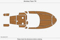 EVA Foam Teak Deck Flooring Mat for Beneteau Flayer 750